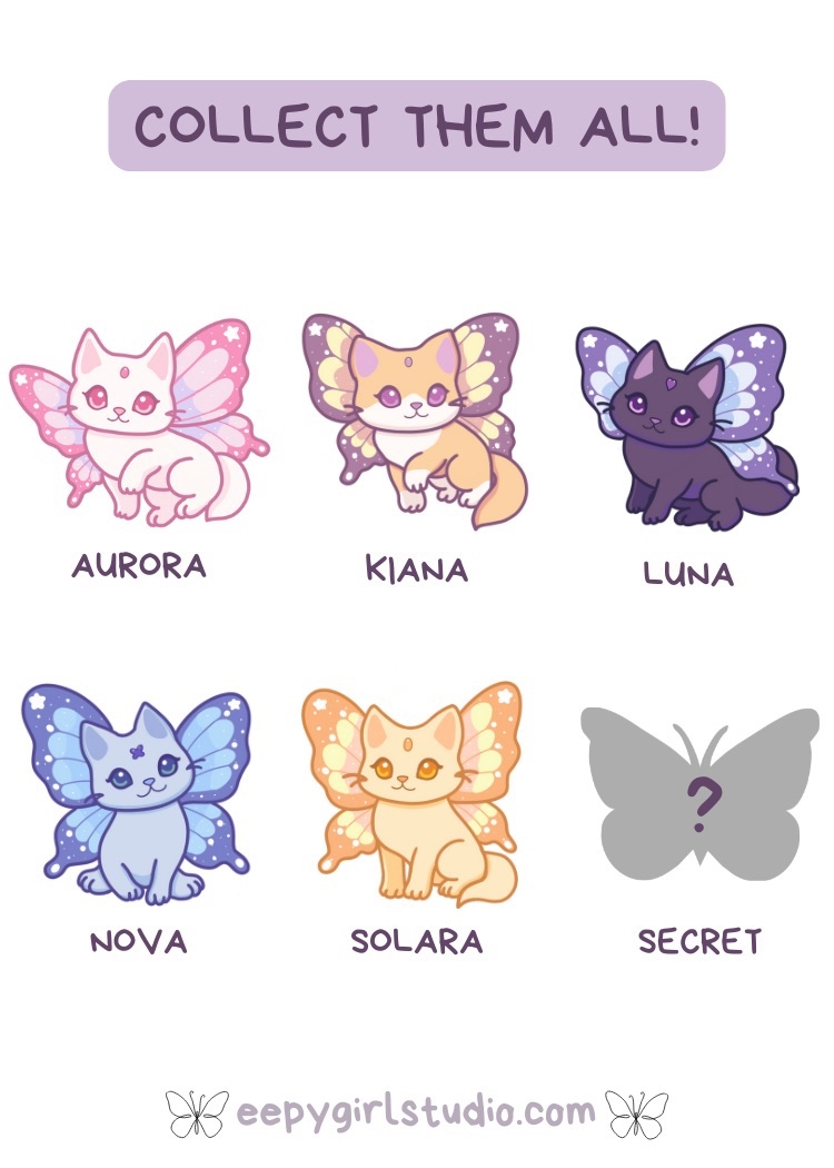 Catterflies Keychain 🦋 Blind Bag!