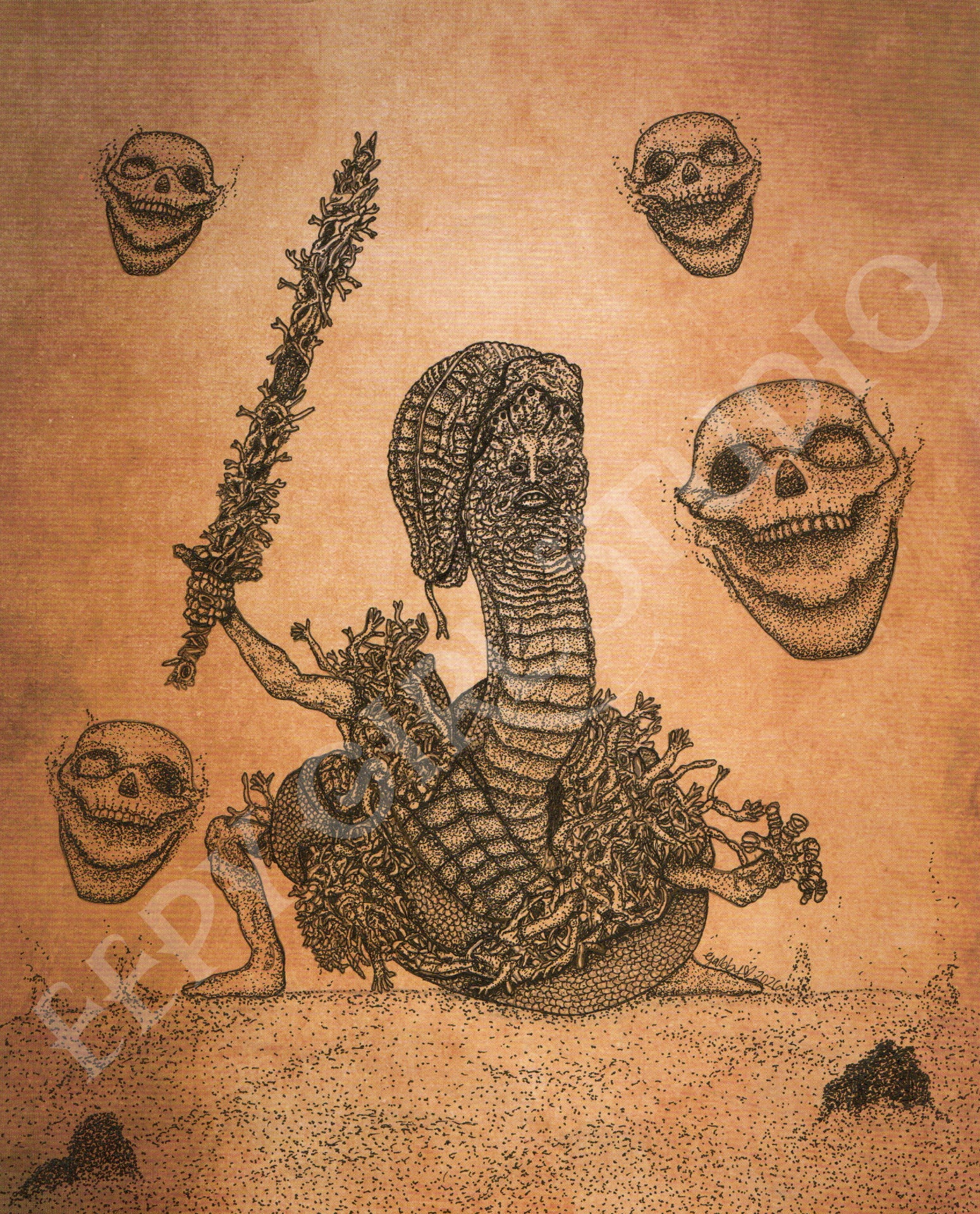 Rykard, Lord of Blasphemy • 8x10 Art Print