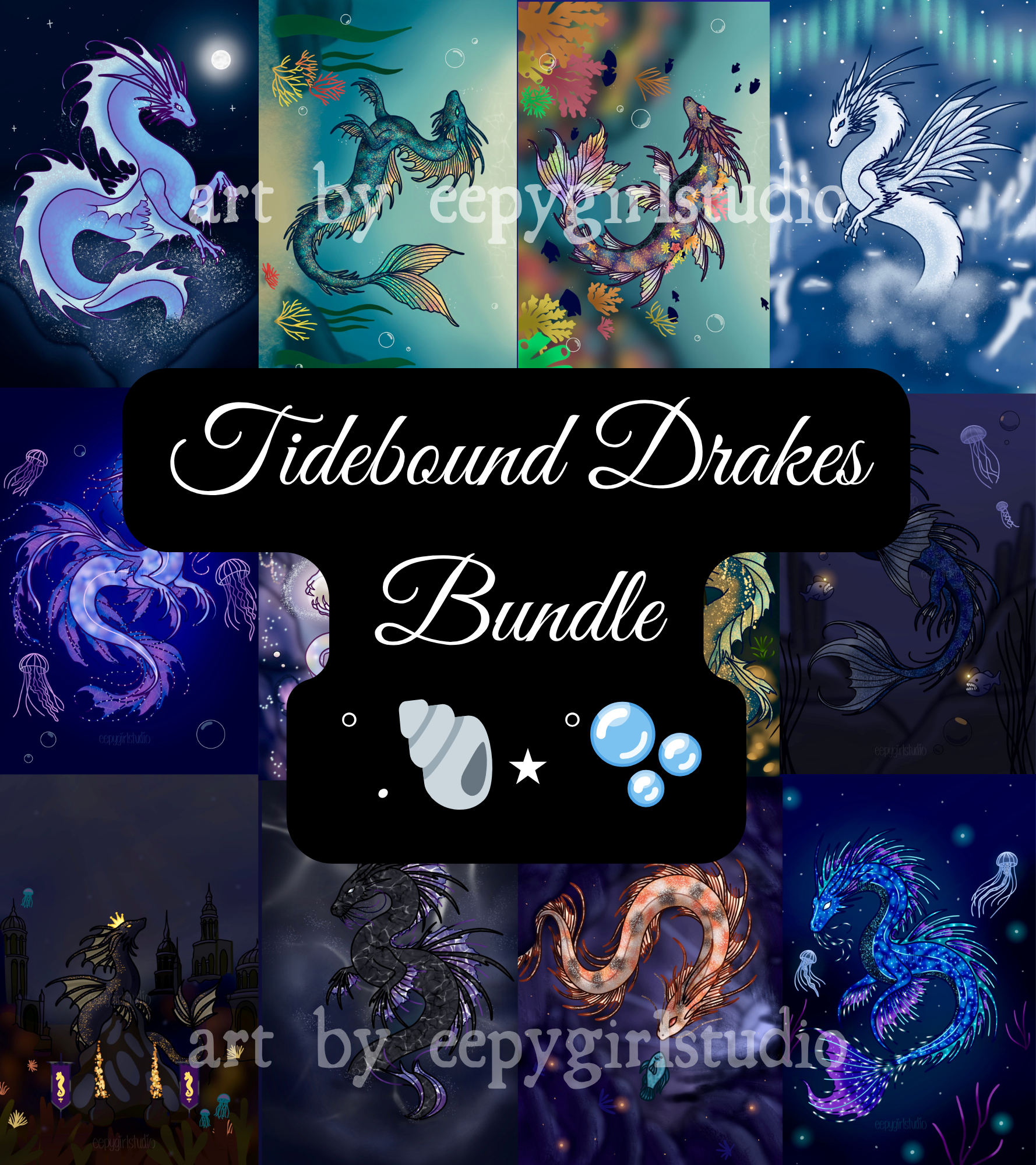 Tidebound Drakes Bundle 🐚˖°🫧