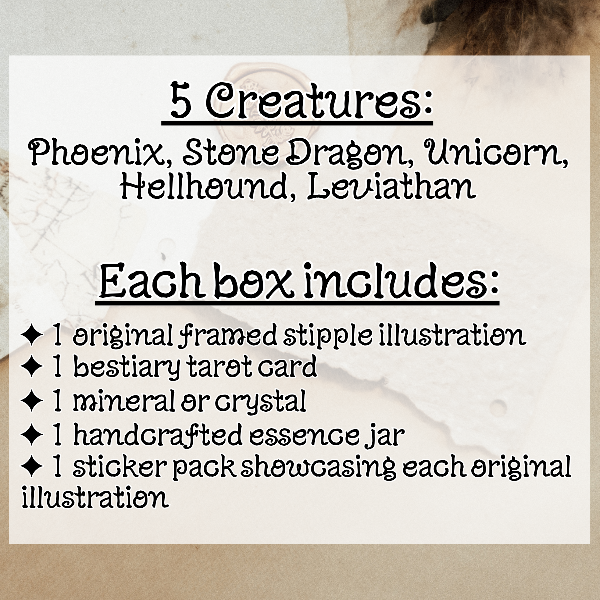 ✦ Forgotten Creatures: Archive Relic Box ✦
