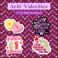 Anti-Valentine Sticker Bundle 🤍 2026 Exclusive!