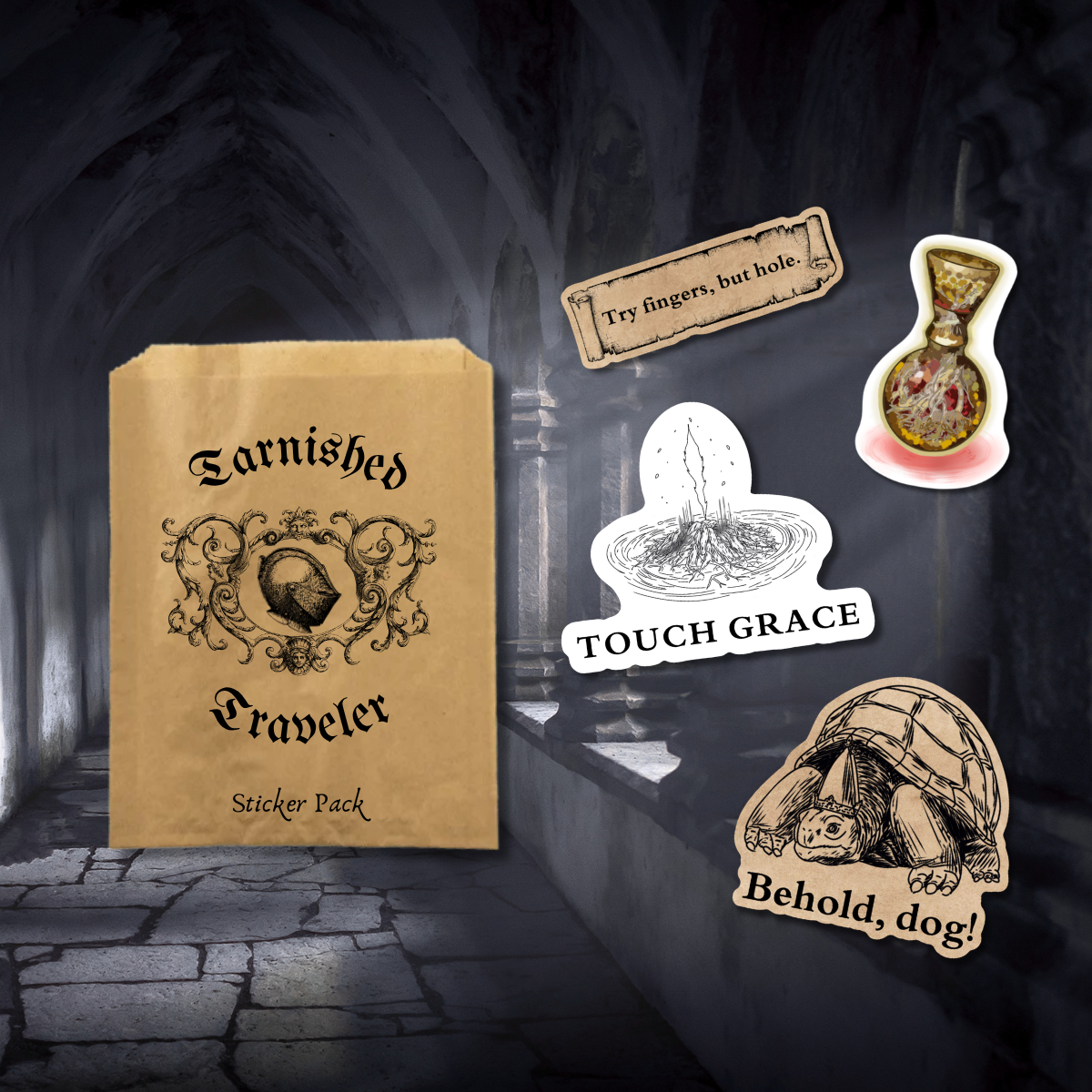 Tarnished Traveler • Sticker Pack